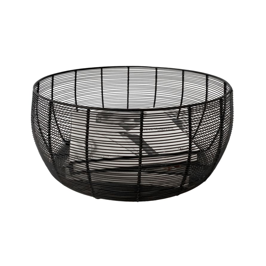 XLBOOM 20cm Black Dora Low Basket