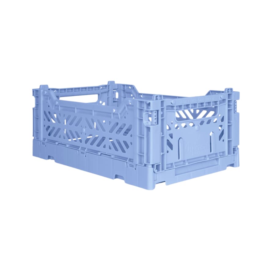 AYKASA Mini Folding Crate | Baby Blue