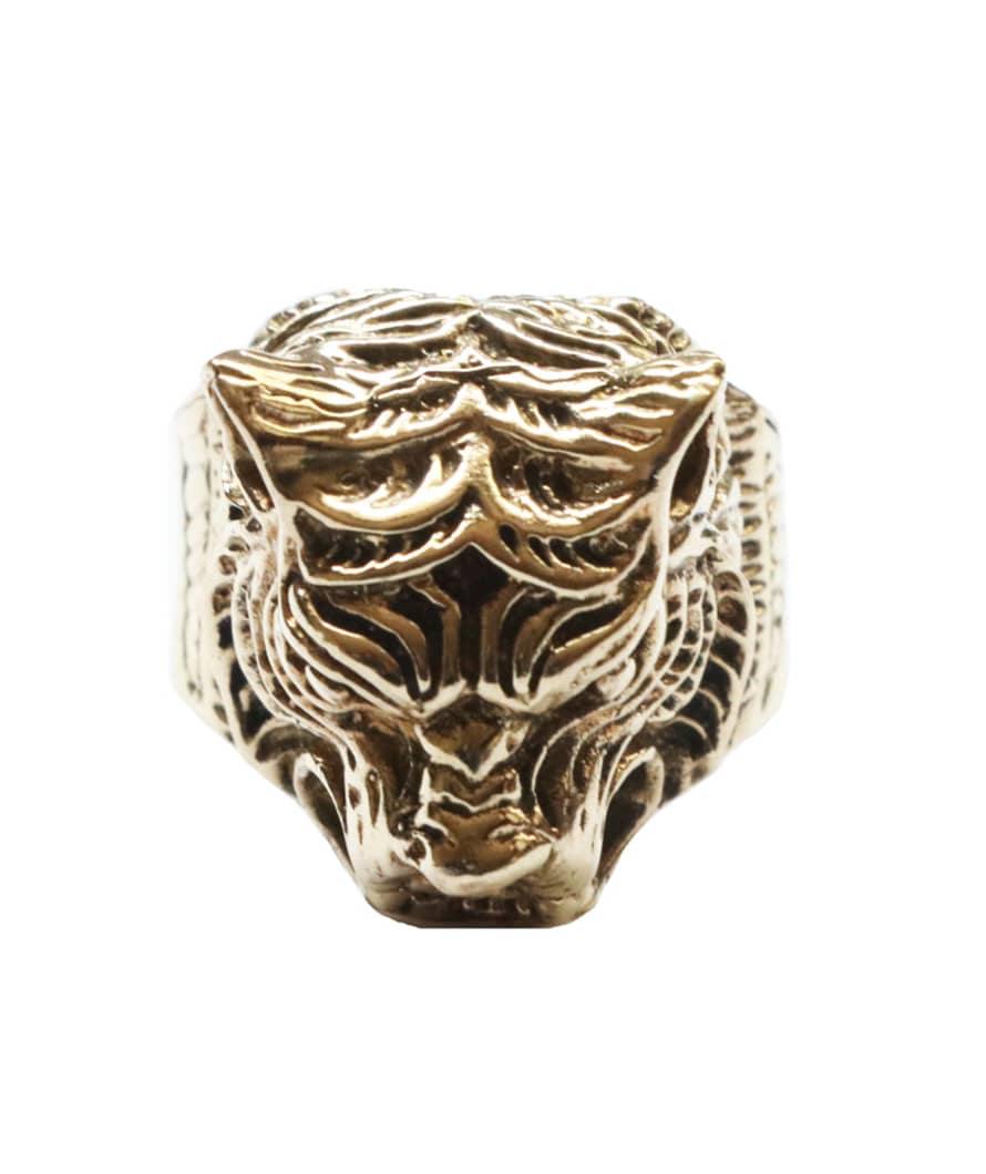 Urbiana Tiger Head Ring