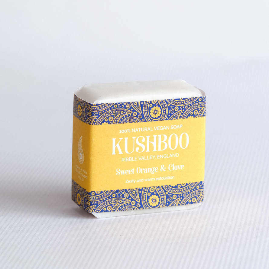 Kushboo Sweet Orange & Clove Soap