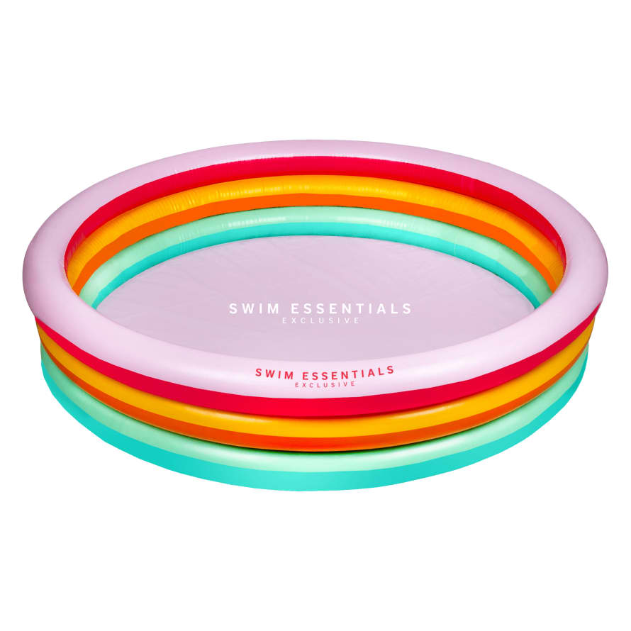 The Essentials Large Rainbow Inflatable Pool
