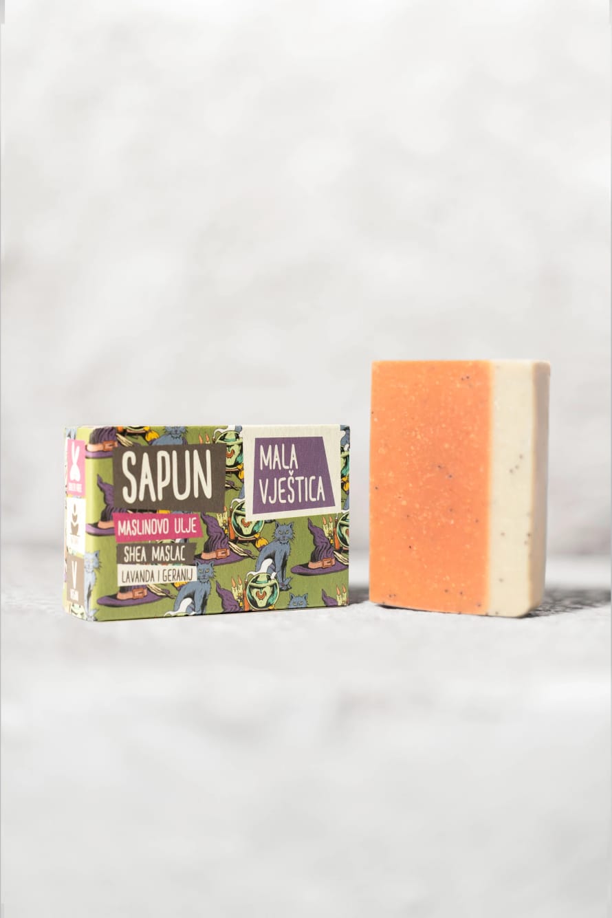 Sapunoteka Little Witch Soap - Lavender and Geranium