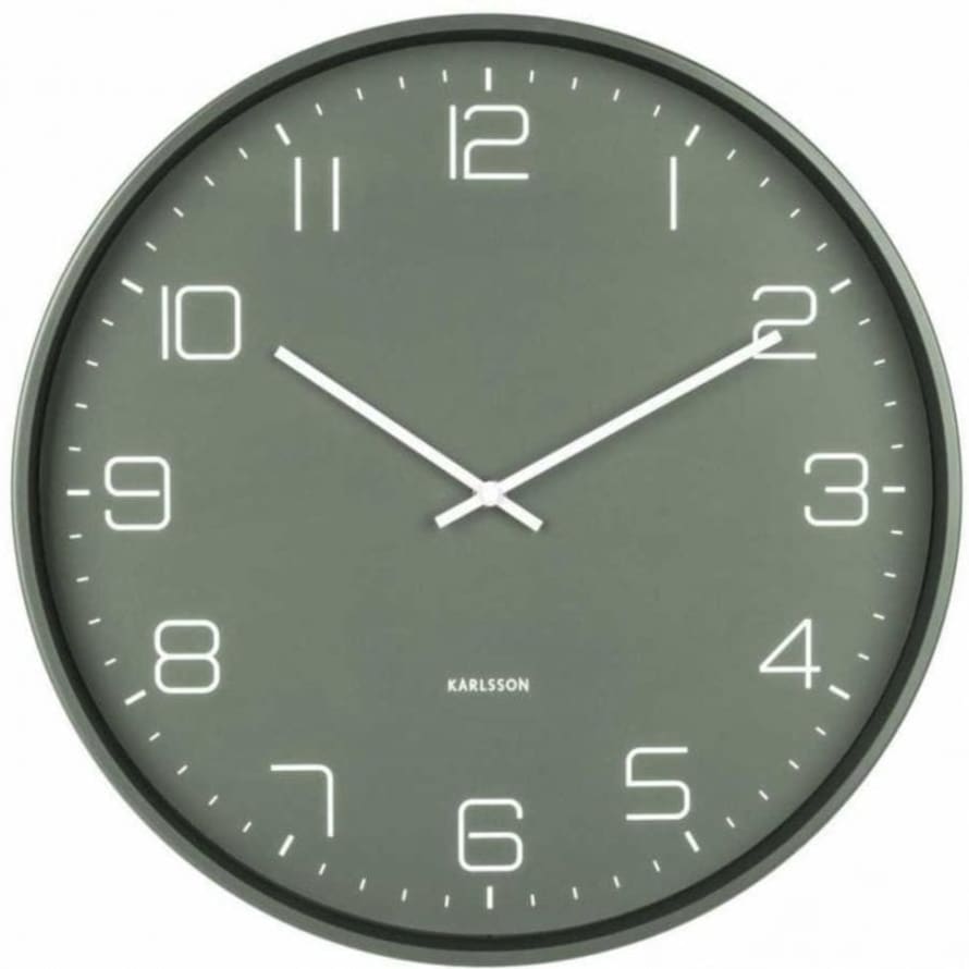 Karlsson Green 40cm Lofty Wall Clock