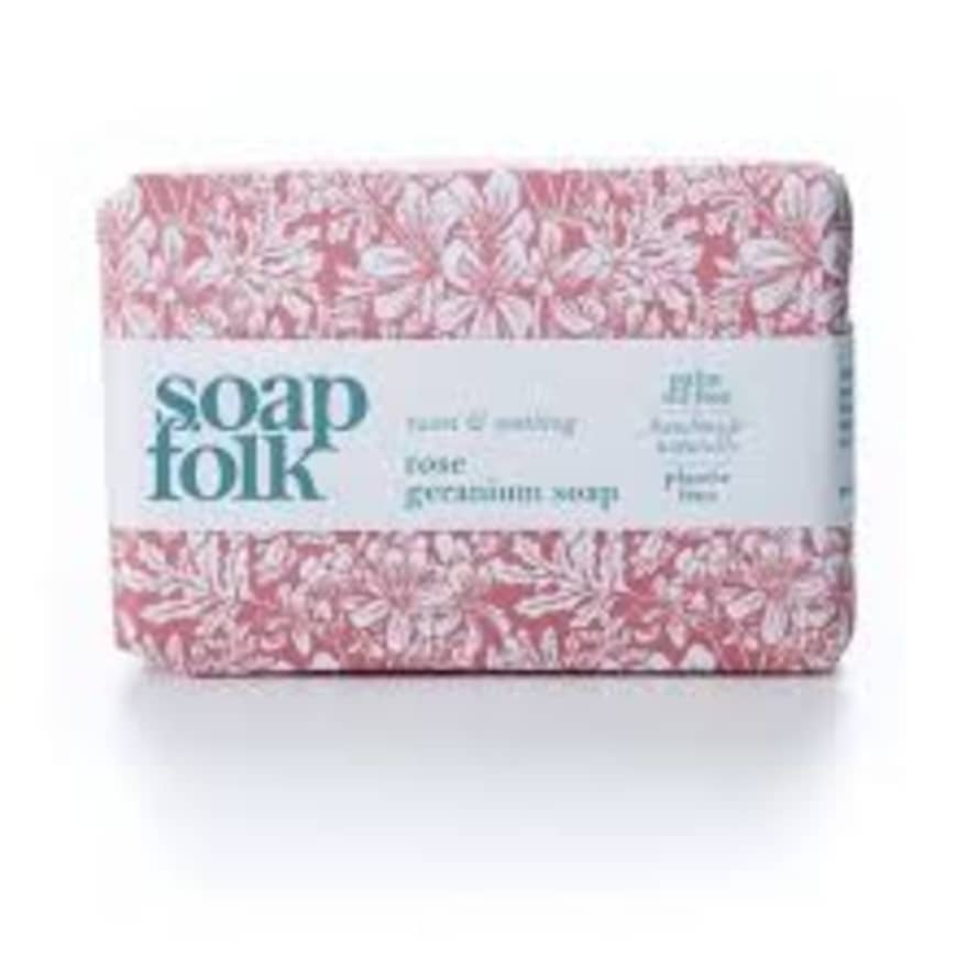 Soap Folk  Rose Geranium Organic Soap