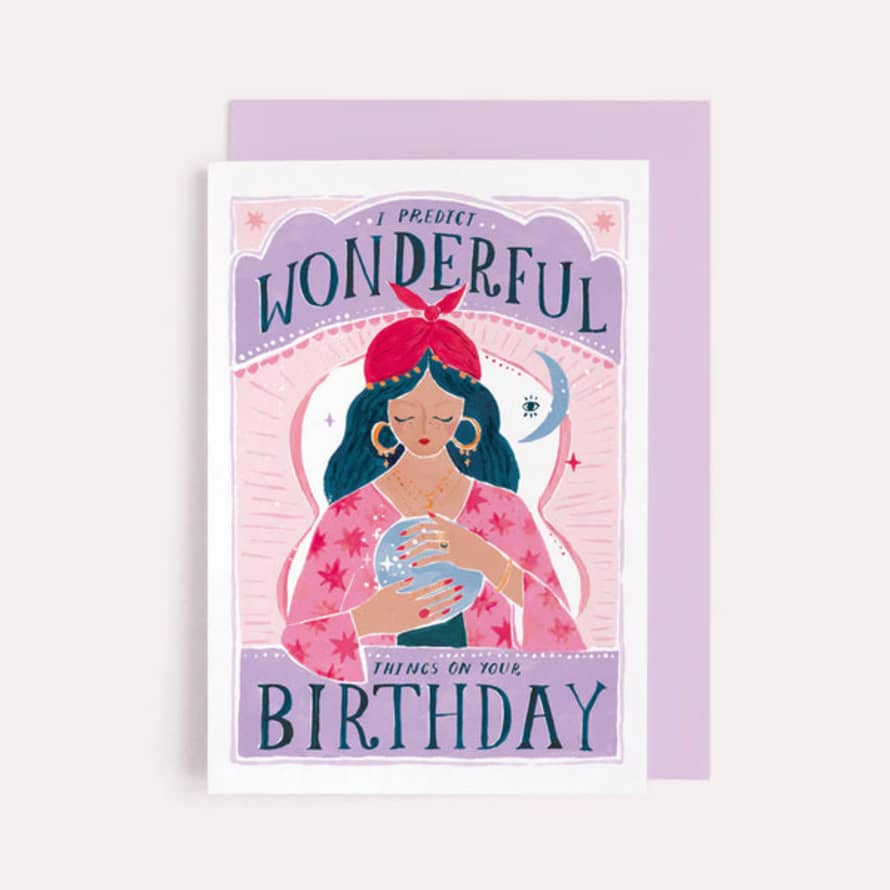 Sister Fortune Teller Birthday Card