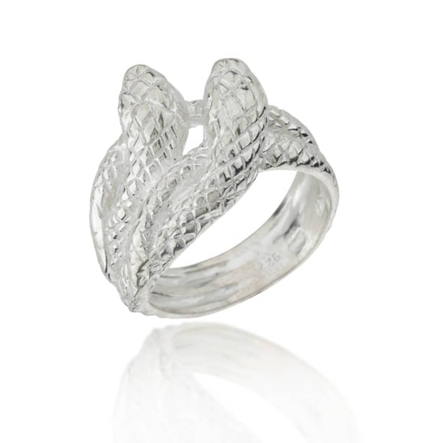 Window Dressing The Soul Silver Double Snake Ring