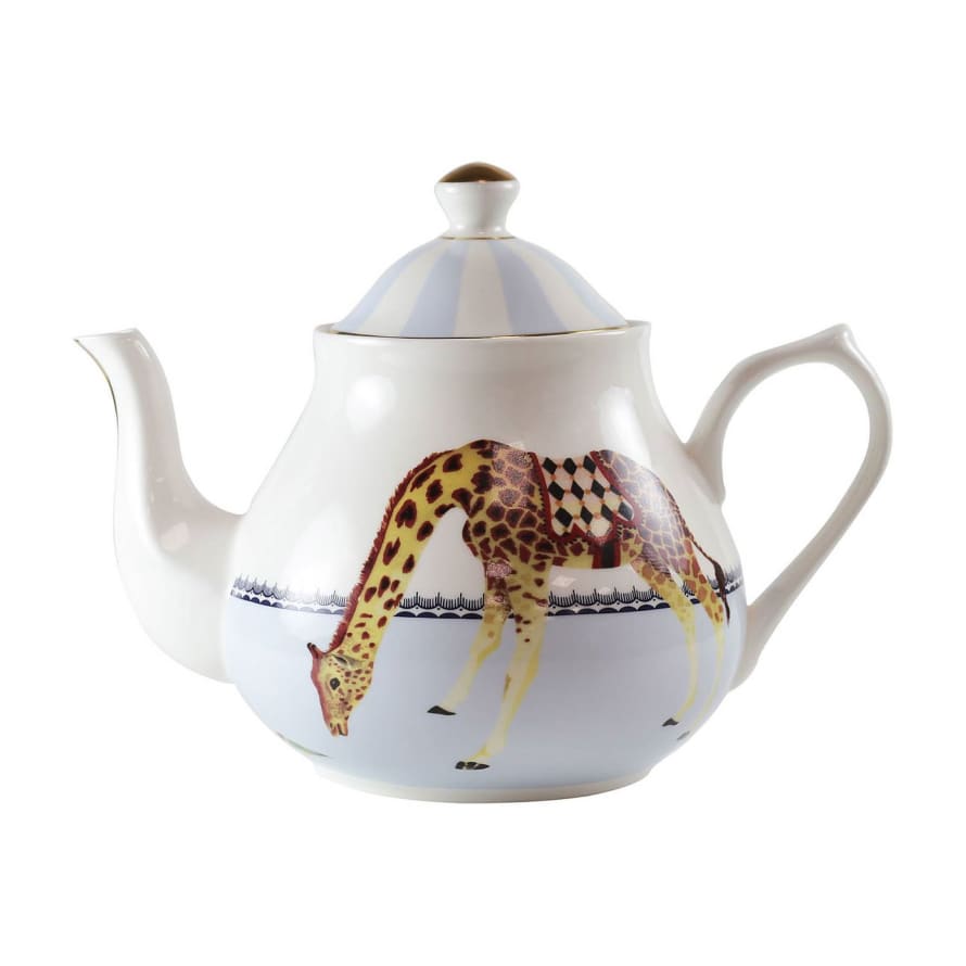 Yvonne Ellen Carnival Giraffe China Teapot 