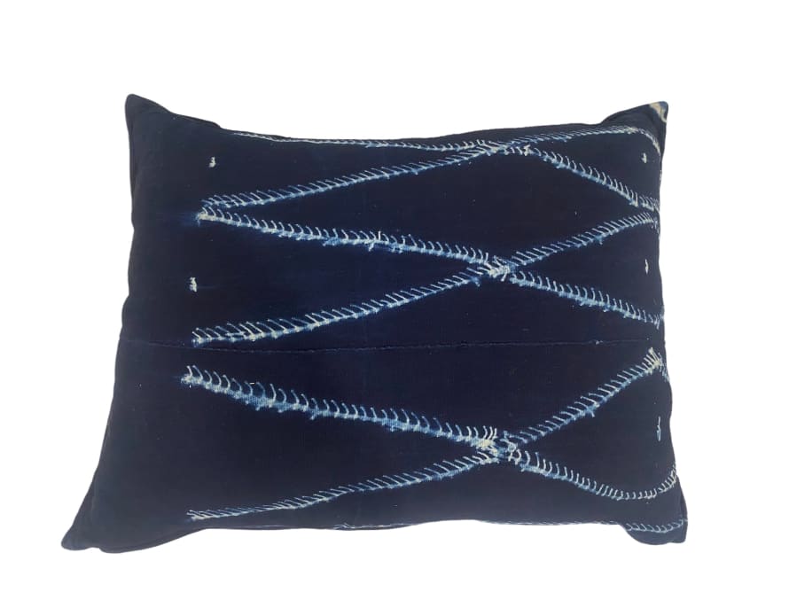 botanicalboysuk Indigo Cloth Cushion (115.1)