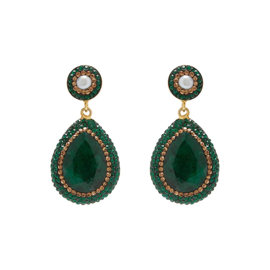 Soru Emerald Earrings