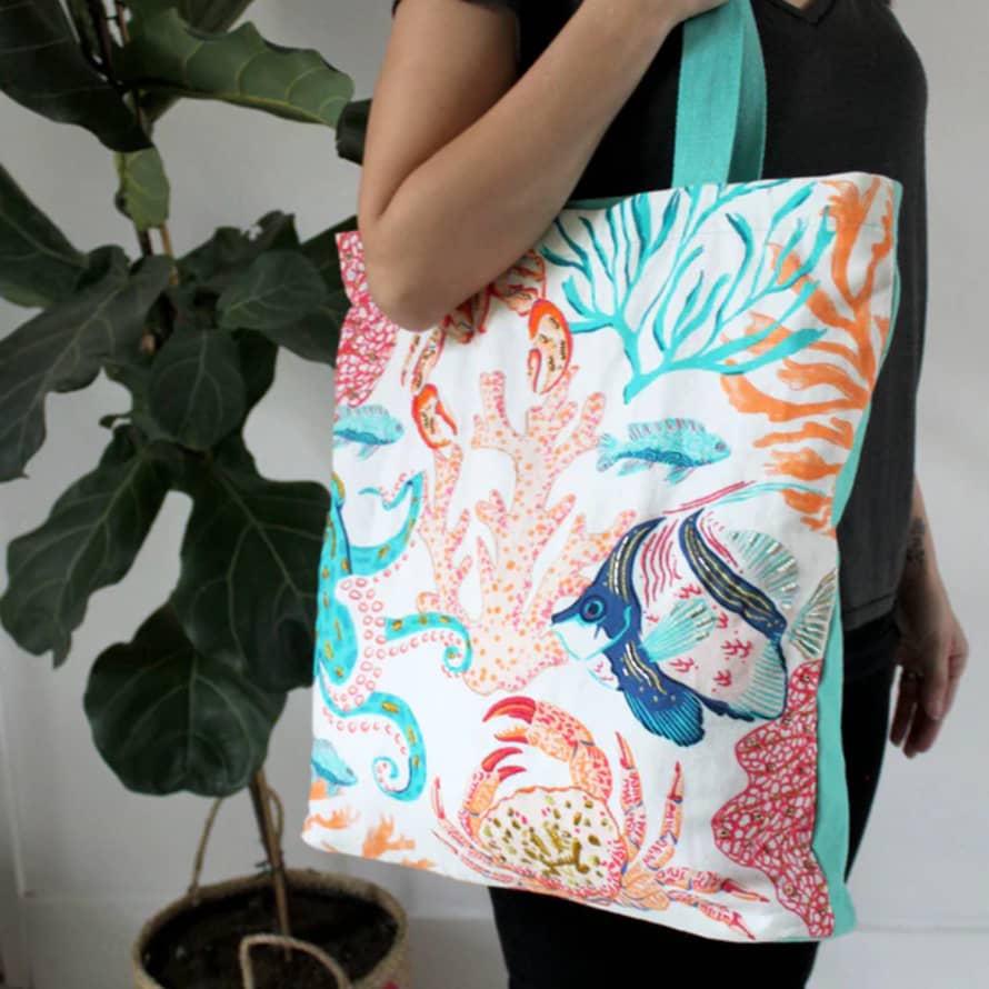 House of disaster Coral Sea Shopper Bag