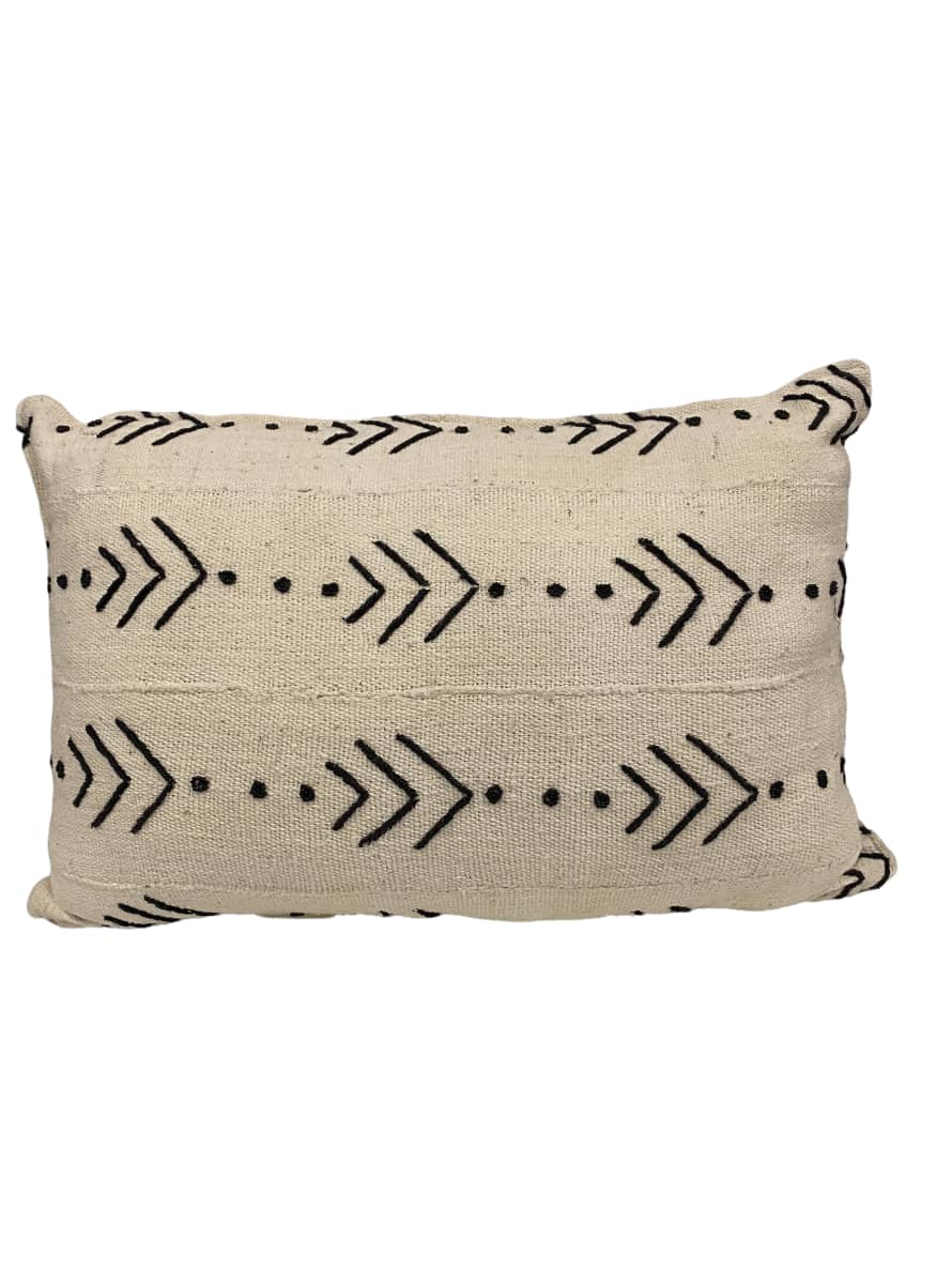 botanicalboysuk Mud Cloth Handwoven Cushion - (116)