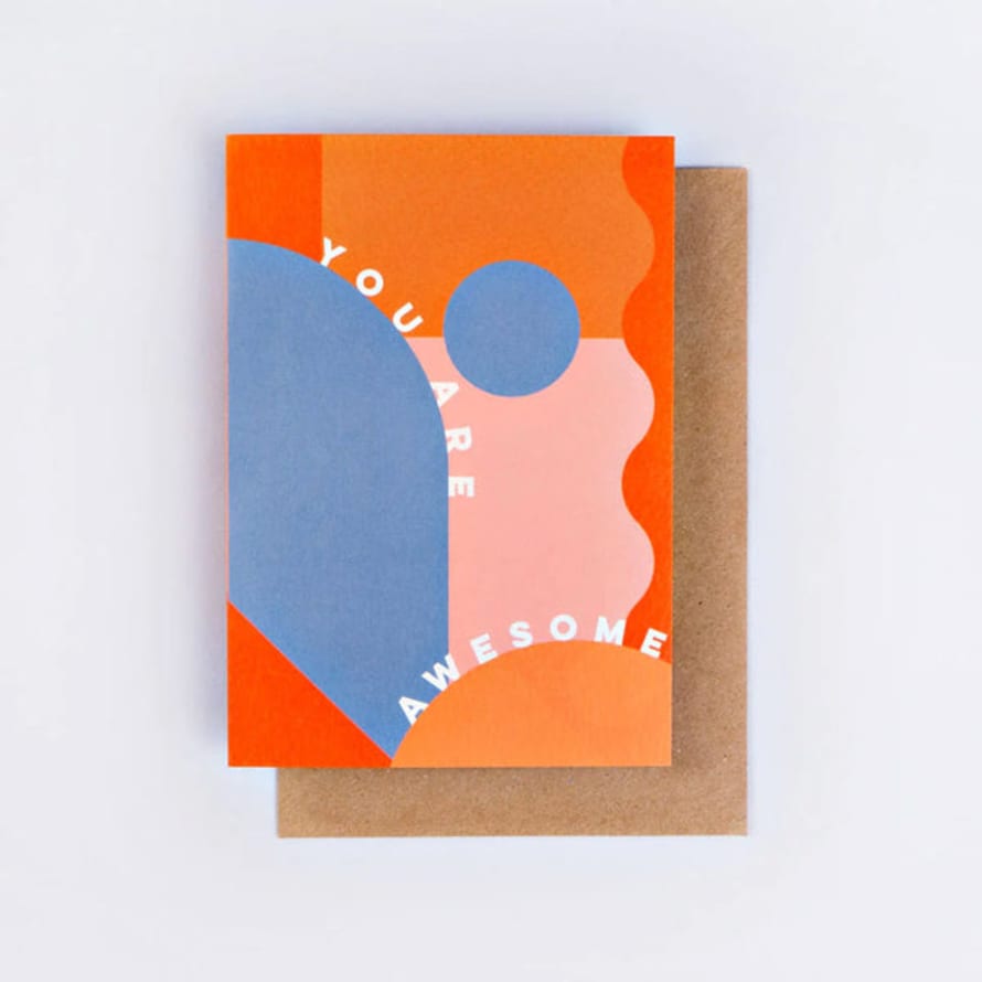 The Completist You Are Awesome! Greetings Card