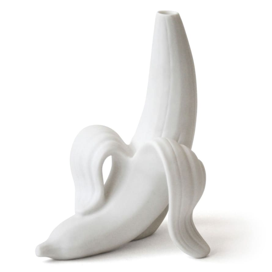 Jonathan Adler Banana Bud Porcelain Vase - White