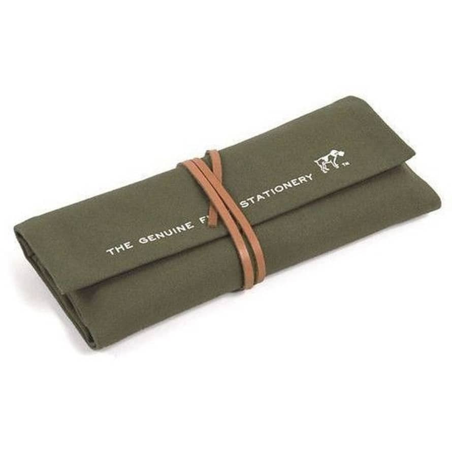 Hightide Field Roll Pencil Case - Khaki Green