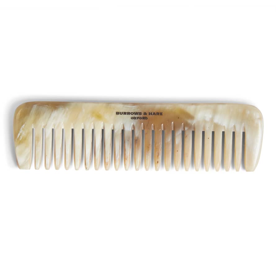 Burrows & Hare  Ox Horn Comb - Small