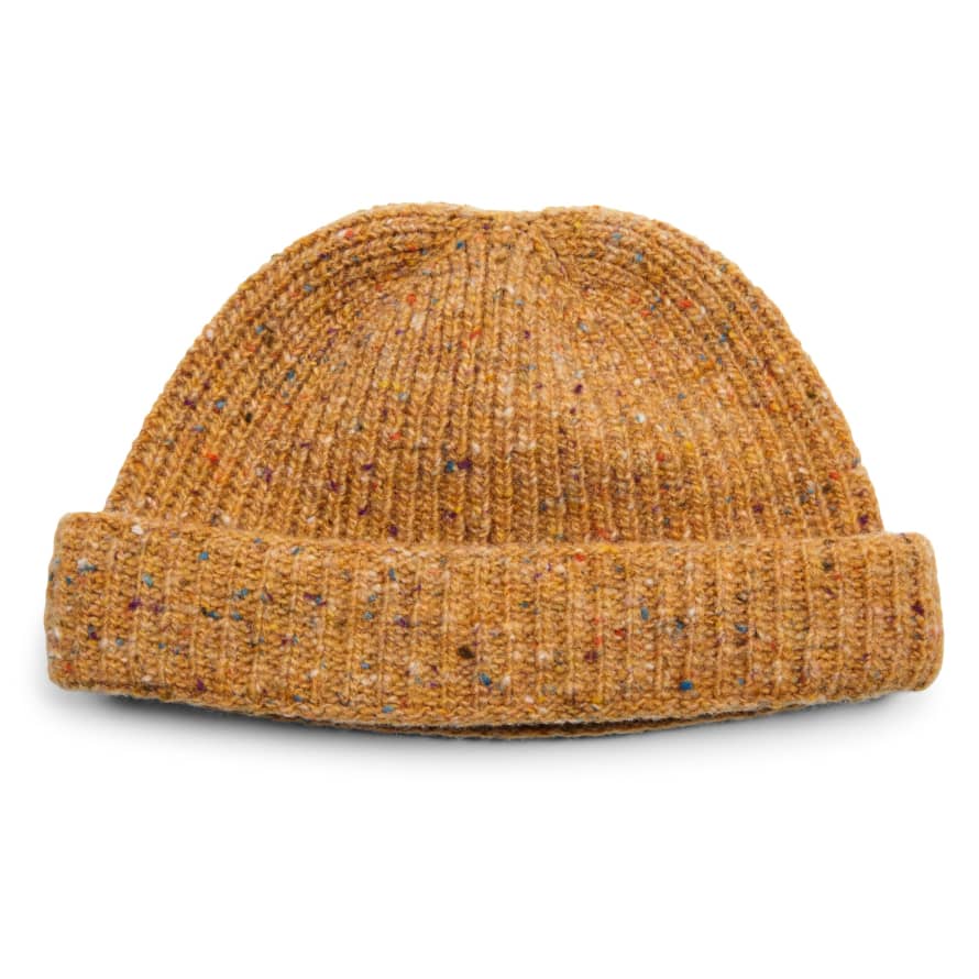 Burrows & Hare  Mustard Donegal Beanie Hat
