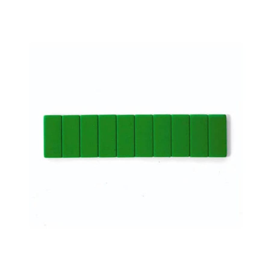 BLACKWING Replacement Erasers Pack Of 10 - Green