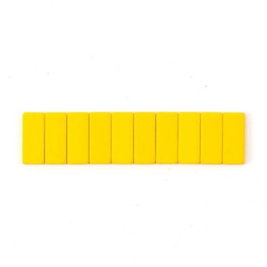BLACKWING Replacement Erasers Pack Of 10 - Yellow