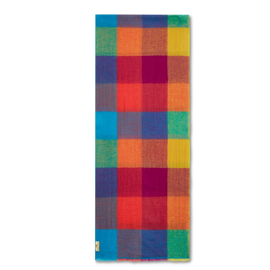 Burrows & Hare  Cashmere and Merino Wool Scarf - Circus