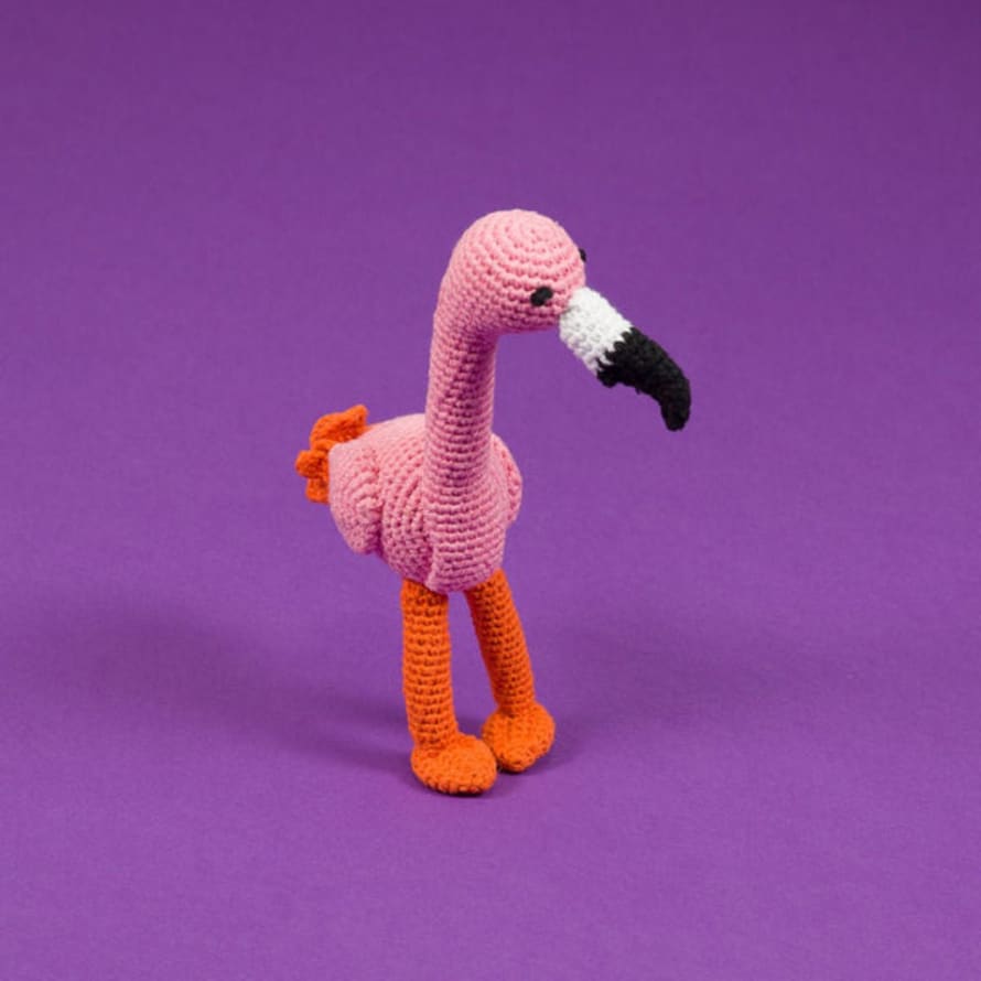 Ware of the Dog Flamingo Dog Toy