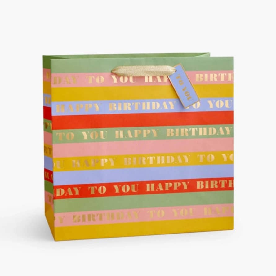 Rifle Paper Co. Birthday Wishes Large Gift Bag