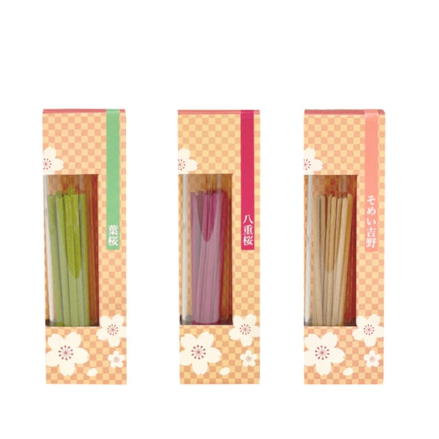 Japan-Best.net Three Types Of Cherry Blossoms Incense