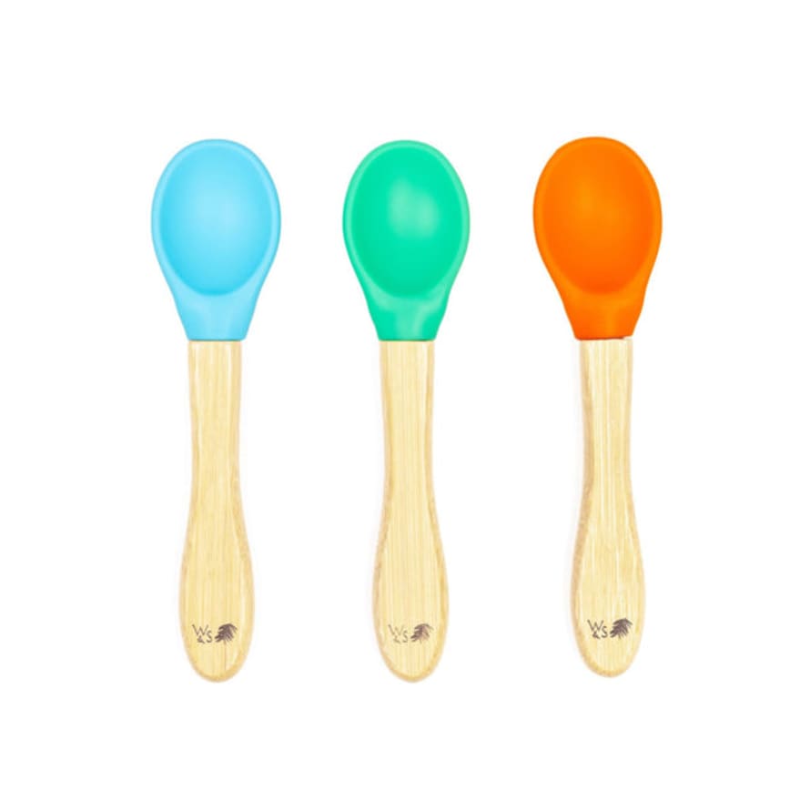 Wild and Stone Bamboo Weaning Spoons 3 Pack
