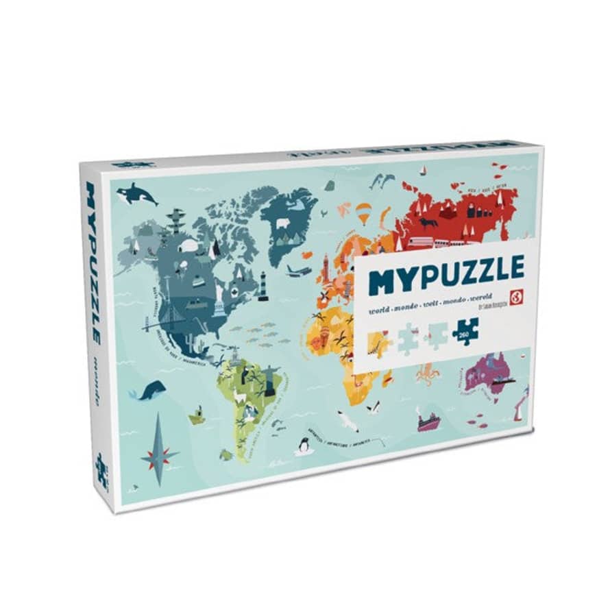 Turnaround My Puzzle: World (260 Piece)