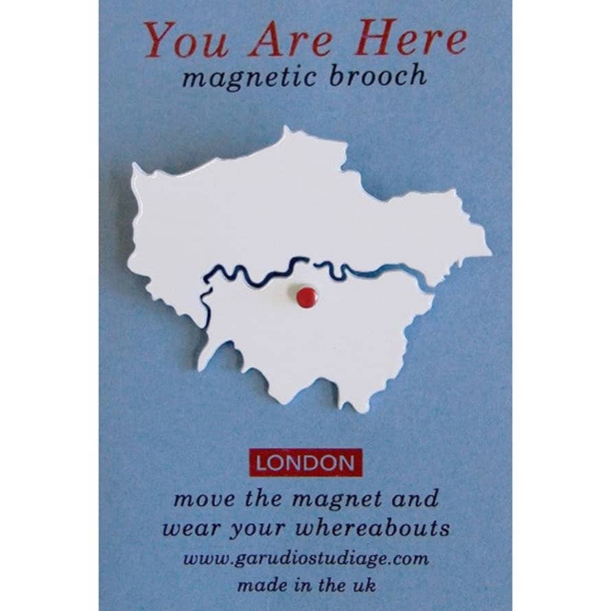 Turnaround London You Are Here Brooch