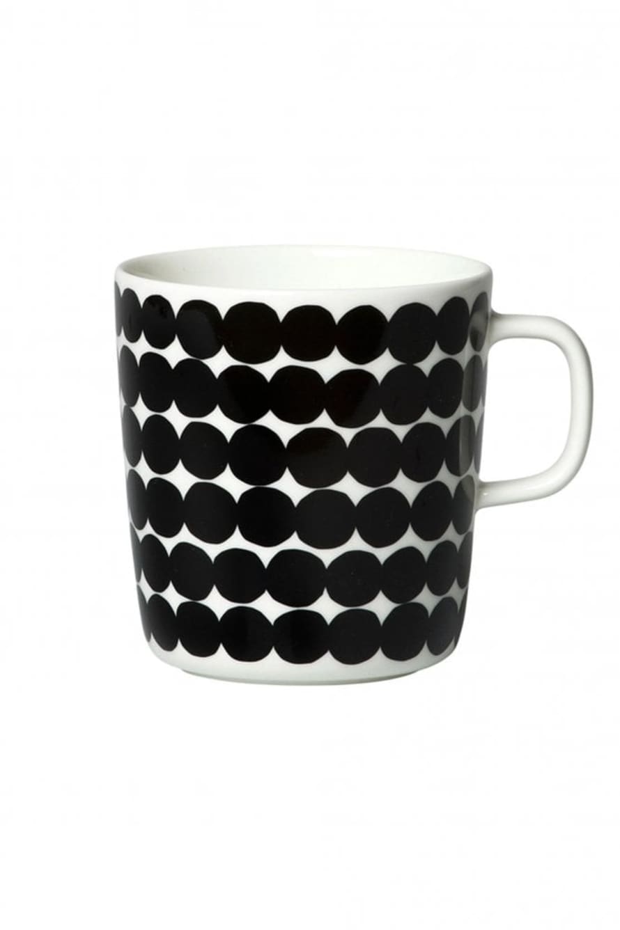 Marimekko Oiva Rasymatto Mug In Black And White