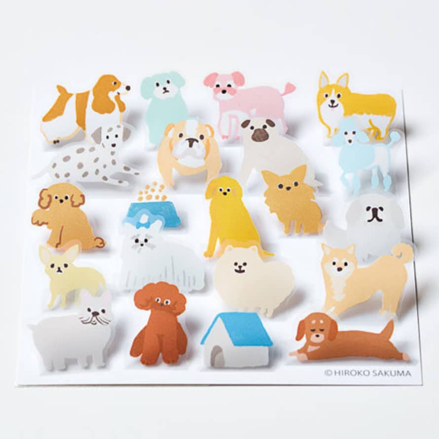 King Jim Pop Up Dog Stickers