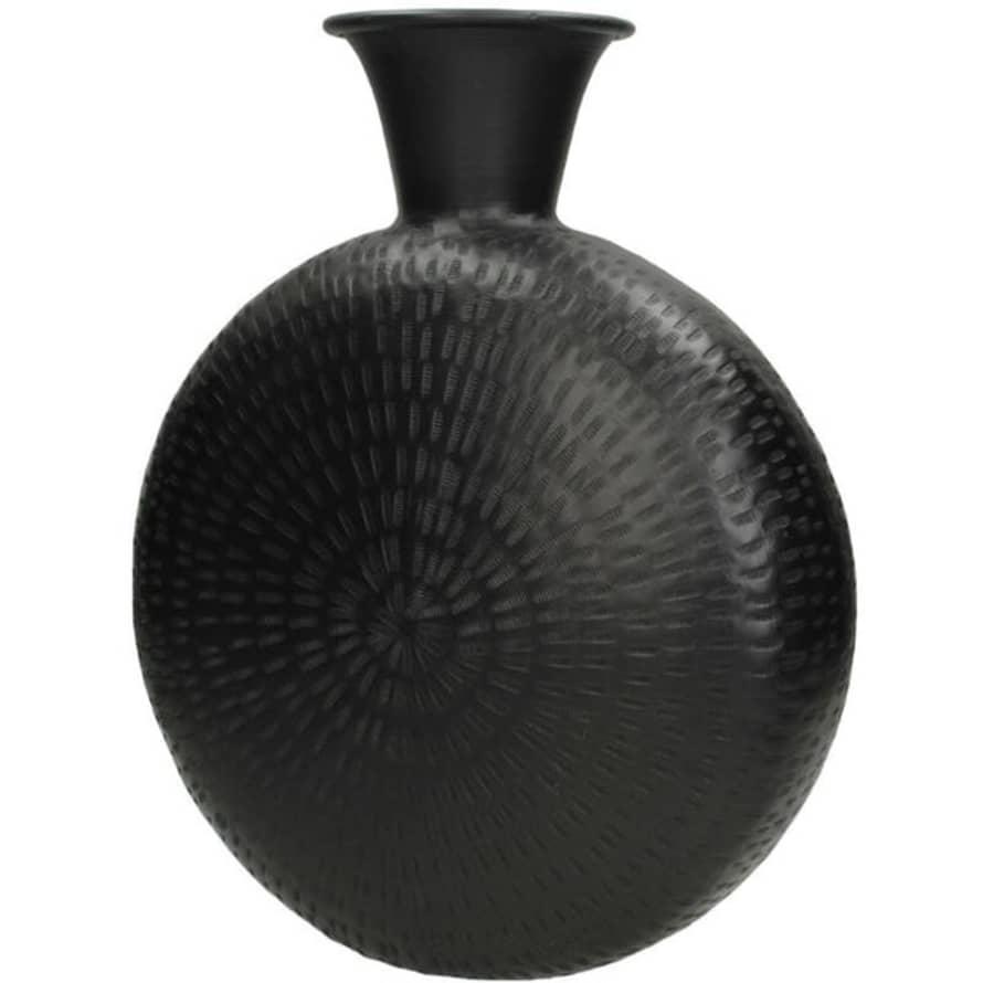 Maitri Vase Metal Black