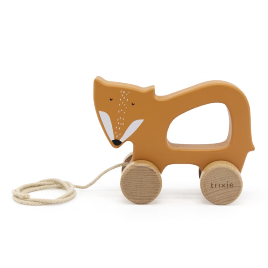 Trixie (6177) Wooden Pull Along Toy - Mr. Fox