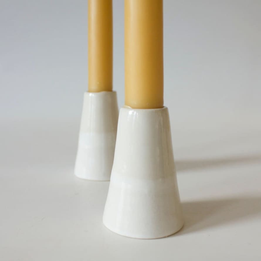 Bowbeer Designs Two-tone Candleholder Cone