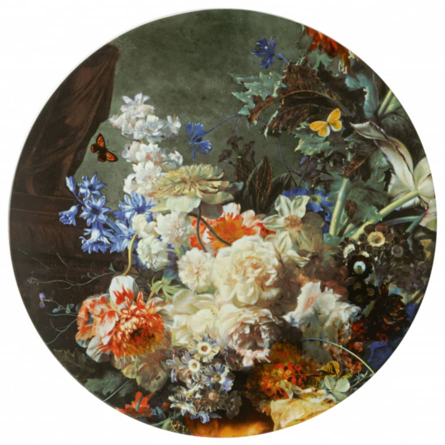 Heinen Delfts Blauw XL Wall Plate Floral Splendour