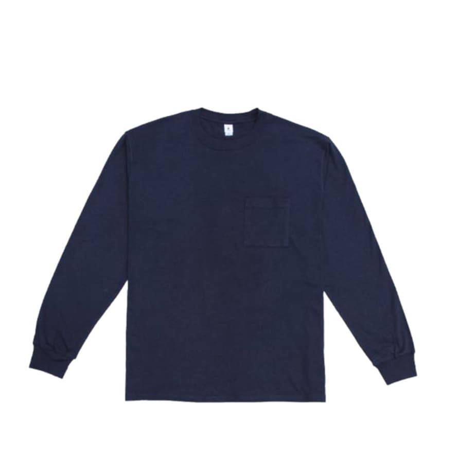 mocT - Crew Neck T-shirt With Pocket : White, Grey, Navy