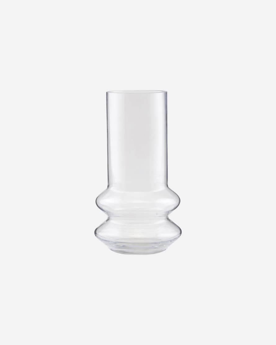 House Doctor Forms Transparent Glass Vase 