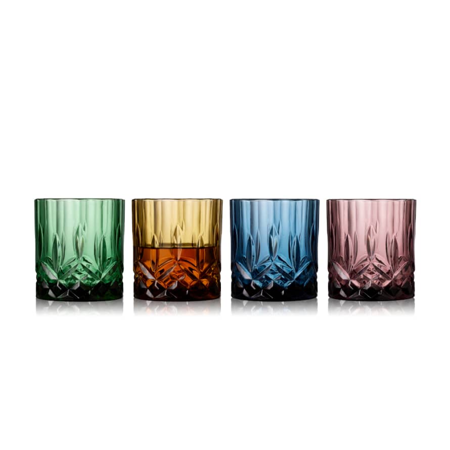 LYNGBY GLASS Lyngby Sorrento Whiskey Glass 35cl In 4 Assorted Colours