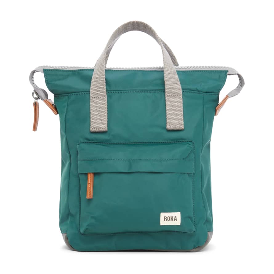 ROKA Roka Back Pack Bantry B Design Small Size Made From Sustainable Nylon In Teal