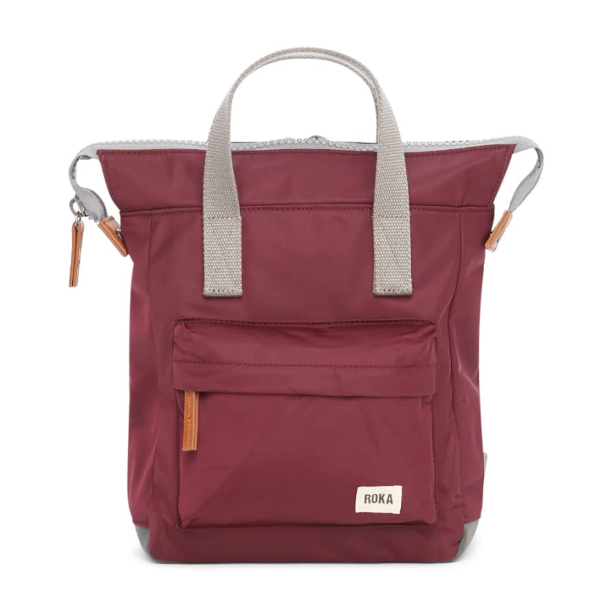 ROKA Roka Back Pack Bantry B Design Small Size Made From Sustainable Nylon In Plum