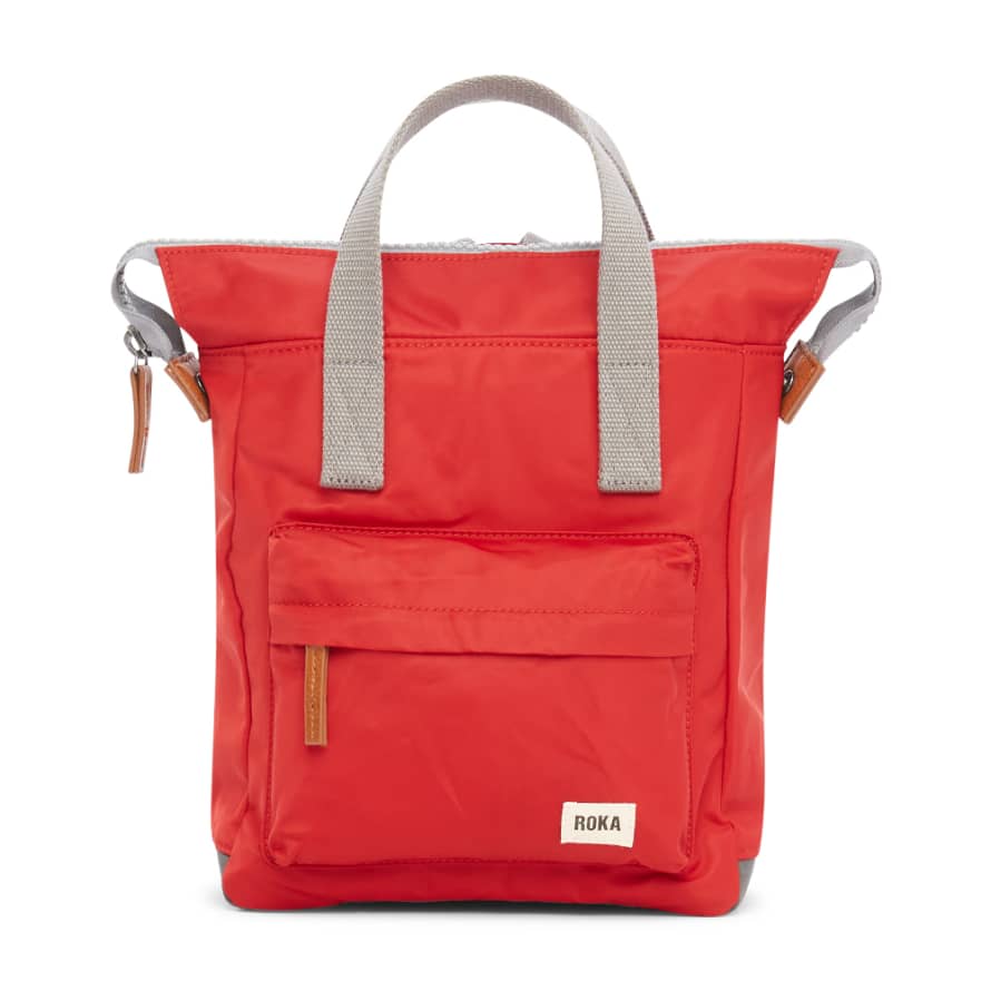 ROKA Roka Back Pack Bantry B Design Small Size Made From Sustainable Nylon In Cranberry