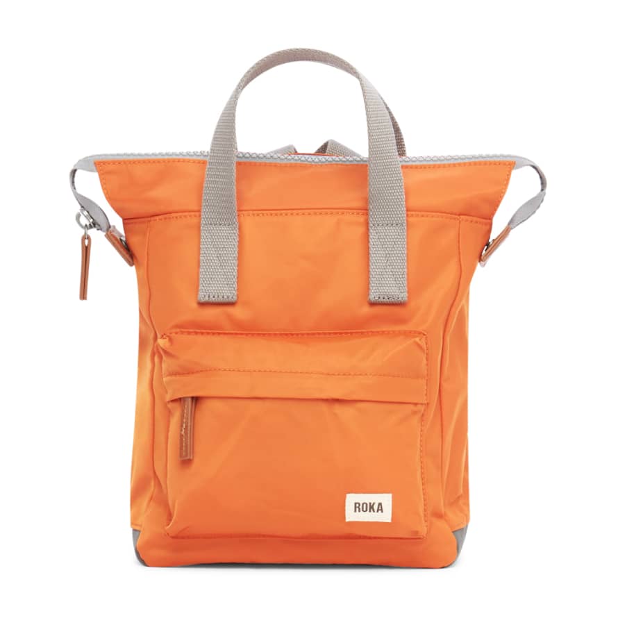 ROKA Roka Back Pack Bantry B Design Small Size Made From Sustainable Nylon In Burnt Orange
