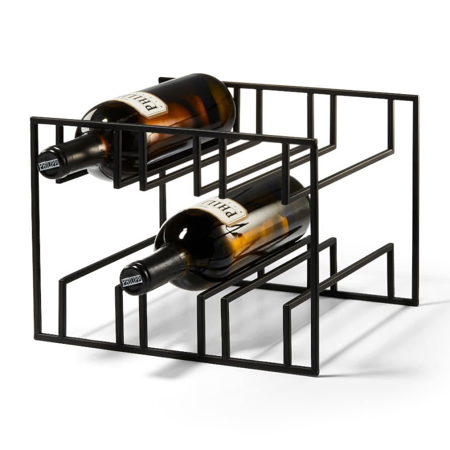 Philippi Philippi Cubo Wine Rack In Metal For 6 Bottles