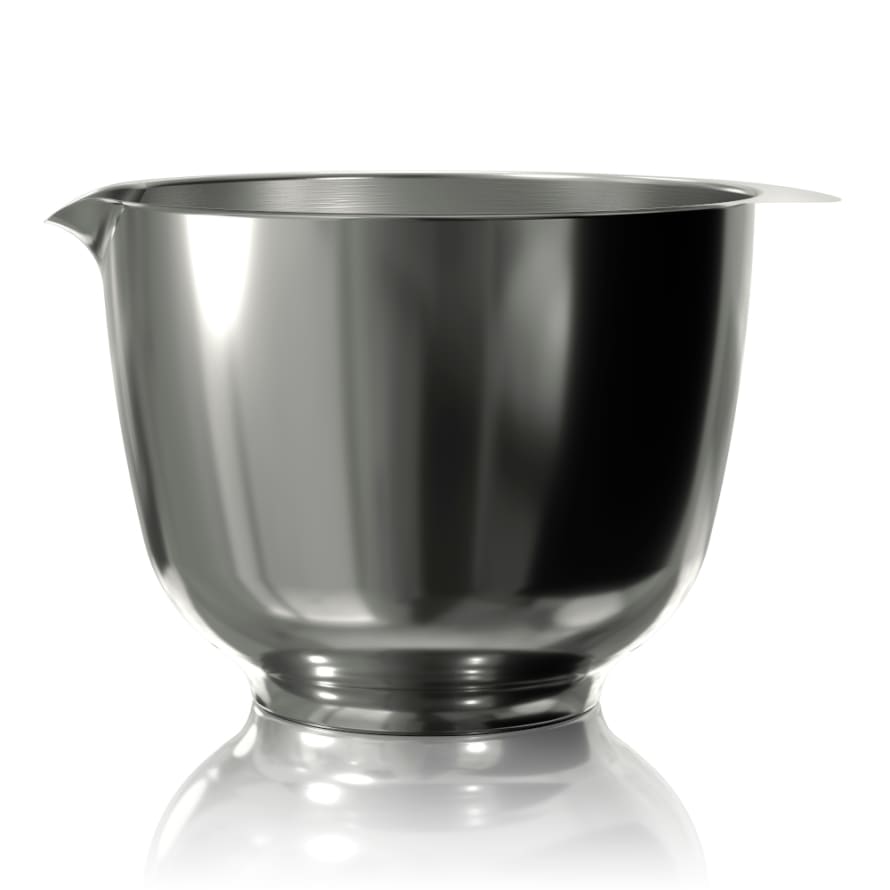 Mepal Rosti Margrethe Mixing Serving  &  Salad Bowl In Polished Stainless Steel 1.5l