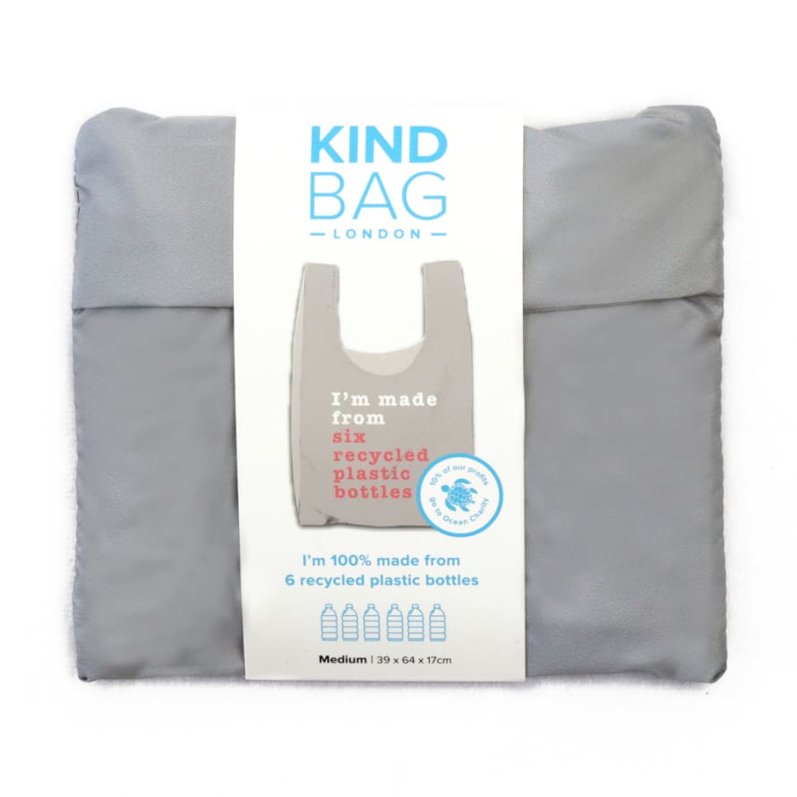 Kind Bag Kind Shoulder Bag Recycle Design Reusable Planet Friendly Made From Recycled Plastic Bottles Medium Size
