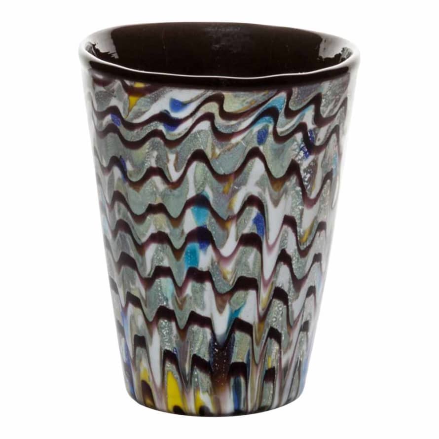 Italesse Italesse Mares Handcrafted Single Large Glass Tumbler In Oyster Design