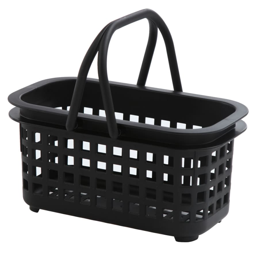 Hachiman Hachiman Cestino Laundry  &  Storage Basket Small Black No Lid