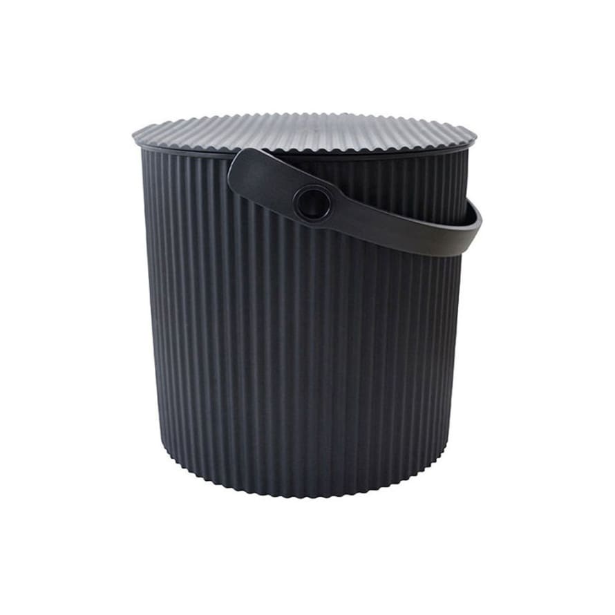 Hachiman Omnioutil Storage Bucket  &  Lid Small Black