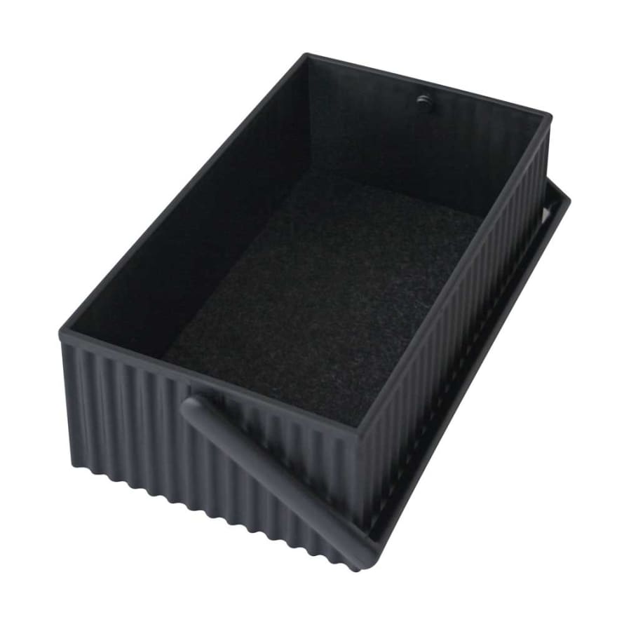 Hachiman Omnioffre Stacking Storage Box Small Black