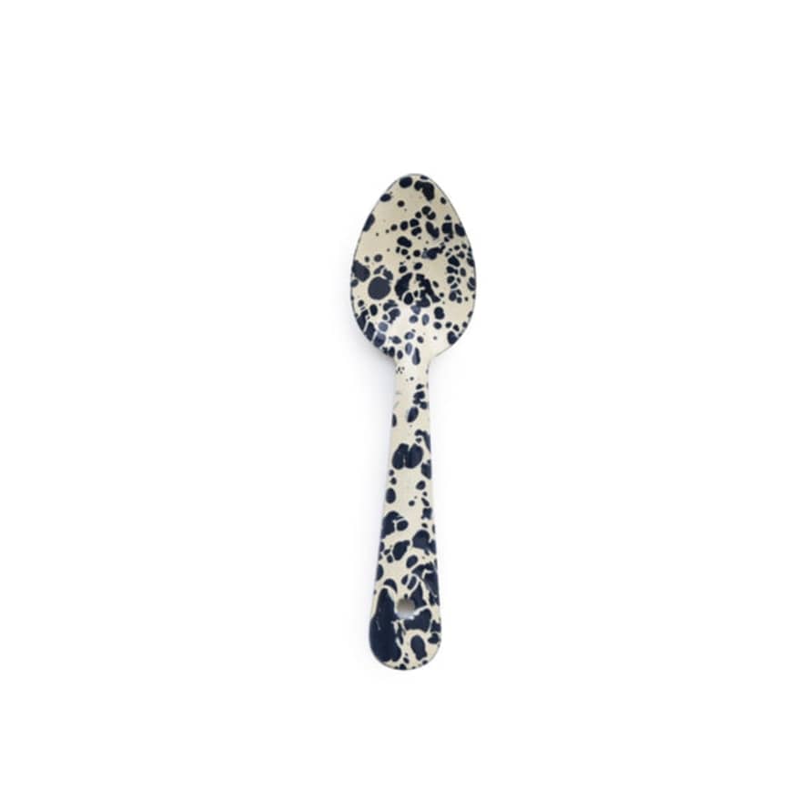 Crow Canyon Home Splatter Enamelware Small Spoon